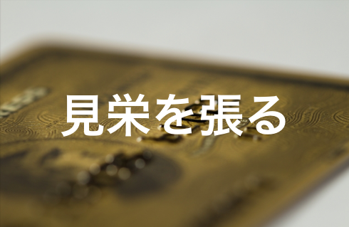 つまらない見栄は張らない方がいい クレジットカードはただの決済手段 節約生活と米国株投資